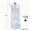 Decoración de Halloween cráneo realista blanco manchado de sangre fantasma colgante accesorios divertidos directos de fábrica para casas embrujadas y salas de escape