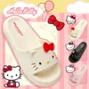 Pantuflas Hello Kitty Jie Liya para Mujer 2026 Nuevo Verano para Interiores, Hogar, Baño y Uso en Exteriores, Pantuflas Anti-Olor
