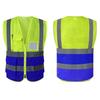 Chaleco de seguridad reflectante para construcción, tráfico, obras de construcción, overoles sanitarios, chaqueta de montar, logotipo impreso