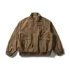 Beijie Roupa Masculina 2026 Primavera Nova Jaqueta de Trabalho com Bolso Grande Marca Tendência Masculina Casaco Solto Top com Insígnia