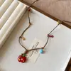 Accesorios de Collar de Diseño de Nicho Estilo Coreano para Mujer 2025 Nuevo Lindo Versátil Colgante Cadena de Suéter Accesorio para el Cuello de Moda