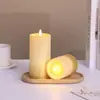 Venta Caliente Transfronteriza Vela Digital Led Muebles para el Hogar Espolvoreada con Polvo Navidad Día de San Valentín Luz de Atmósfera para Escritorio Creativa