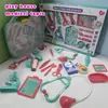 Casa de Juegos Educativa para Educación Infantil Transfronteriza, Set de Juguetes de Herramientas Médicas de Simulación, Caja de Almacenamiento para Juego de Roles, Escucha e Inyección