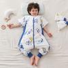 Bolsa de Dormir para Bebé de Gasa Acolchada para Piernas Gasa de Algodón Puro Bata de Dormir para Bebé Protección para el Vientre para Habitación con Aire Acondicionado para Bebé Artefacto a Prueba de Patadas