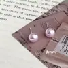 Manta Rosa Morado Hogar Pendientes de Perla para Mujer 2025 Nuevos Exquisitos Pendientes de Nicho de Lujo Ligero Pendientes de Gama Alta para Mujer