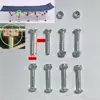 Tornillos para Sillas Plegables, Accesorios para Sillas de Doble Propósito, Tornillos, Tornillos para Camas de Siesta, Clavos, Tornillos, Tuercas, Tornillos para Sillones Reclinables, Juego Completo