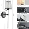 Lámpara de Pared Nórdica Lámpara de Mesita de Noche Ed Moderna para Interiores Sala de Estar Pared de Fondo Pasillo de Hotel Dormitorio Lámpara con Control Remoto Lámpara Colorida