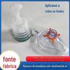 Sufocação do treinador respiratório Máscara de resgate de emergência capacidade vital do coração artificial Dispositivo de emergência de asfixia