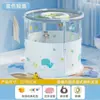Tina de baño para bebé, plegable, para uso en casa, transparente, interior, para niños, recién nacidos, tina de baño, alberca