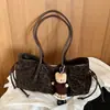 Bolso de Viaje para Mujer 2026 Nuevo Otoño/Invierno de Gama Alta Maillard Bolso de Hombro Gran Capacidad Bolso Tote con Estampado de Leopardo