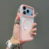 Adecuado para funda de teléfono magnética Apple 18 Pro Max, iPhone 17 nuevo de silicona degradado anticaídas 15 cubierta protectora 14