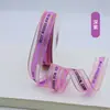 Fita de Malha com Borda de Cetim de 2,5 cm, Embalagem Colorida para Bolo de Aniversário, Fita para Flores, Fita para Embrulho de Presente