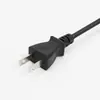 Fabricante Fornece Cabo de Alimentação Japonês de Dois Fios com Plug Reto de Dois Fios, Fonte de Alimentação de Cobre Puro de Dois Pinos para Eletrônicos