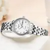 Comercio Exterior Transfronterizo Relojes Clásicos de Pareja para Hombre y Mujer Temperamento Sencillo Cuarzo Correa de Acero Relojes Casual de Negocios Venta al por Mayor