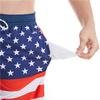 Se puede especificar el patrón de fabricación de pantalones de playa para hombre bandera americana transfronterizo comercio exterior impresión 3D secado rápido pantalones cortos deportivos