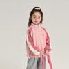 Chaqueta con Capucha de Color Contrastante Pudding Haru Girls' Terciopelo Ollie de Doble Cara Cálida y a Cuadros Chaqueta para Bebé Otoño Camisa con Cierre