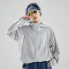 Roupas de Proteção Solar para o Verão, Leve, Casual, Solta, Respirável, Amigável à Pele, Jaqueta de Proteção UV para Exterior Estilo Montanha, Roupas de Proteção Solar