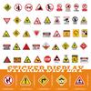 100 nuevas señales de advertencia transfronterizas, pegatinas de grafiti para equipaje, tazas, guitarras, pegatinas decorativas impermeables, venta al por mayor