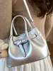 Bolso Cubo Minimalista de Moda y Estilo, Bolso de Mano Casual a la Moda, Nuevo Modelo Primavera 2026, Bolso de Hombro y Cruzado para Mujer con Textura
