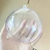 Bola transparente casca de bola de plástico bola acrílica bola oca pingente de bola pingente de bola para pendurar jardim de infância criação ambiental bola de Natal