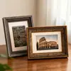 Moldura para Foto Estilo Europeu Retrô Americano Moldura Vazia Mesa 6 polegadas Resina 10 polegadas 16 polegadas Pintura a Óleo Moldura para Pendurar na Parede Qualquer Tamanho
