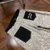 Jeans de Pierna Recta Lavados Estilo Americano Estampado de Leopardo Guadaña para Hombres y Mujeres Bolsillos Frontales Amplios Versátiles Personalizados Pantalones de Longitud Completa