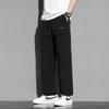 Fabricante de Origen Verano Seda de Hielo Secado Rápido Pantalones Rectos para Hombre Delgados Modernos Pantalones de Pierna Ancha Deportivos Transpirables Caída Casual