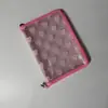 Nuevo Cubierta de Encaje con Corazón A5 Carpeta de Anillas con Cremallera de 6 Agujeros Carpeta Transparente de PVC Carpeta de Viaje Cuaderno