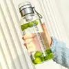 Taza de Agua de Vidrio de Borosilicato Alto en Stock, Botella de Agua de Gran Capacidad, Resistente a Roturas, Resistente a Altas Temperaturas, Separación de Té y Agua para Preparar Té