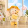 Chaveiro Original de Pelúcia Vestido de Princesa Coelho de Orelha Longa Boneca Coelho Fofa Pingente para Bolsa de Menina Pequeno Presente