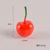 Simulação mini miniatura de frutas modelo de alimentos laranja morango pitaya banana litchi limão decoração de alimentos