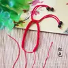 Pulsera de Cuerda Tejida Fina con Nudo de Diamante Nueva Creativa DIY Estilo Tendencia Nacional Pulsera para Pareja Hombres y Mujeres Accesorios para Combinar Gratis