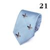 Corbata de negocios profesional para boda, padrino de boda, novio, corbata de moda para hombre, corbata de cuadros a rayas sin planchar.