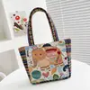 Comercio Exterior al por Mayor Nuevo Bolso Étnico de Elefante Matai para Mujer Bolso de Mano Simple para el Trabajo Bolso de Lona Bordado Bolso Pequeño Transfronterizo