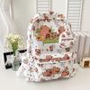 Mochila Estampada Nova 2026 para Alunos do Ensino Fundamental, Fofa Casual Desenho Animado Novo Estilo Grande Capacidade Versátil Mochila Escolar