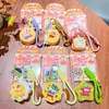 Llavero Original Serie de Galletas Dulces Crayon Shin-Chan Colgante Lindo para Bolsa Llavero de Coche Regalo Al por Mayor