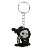 Llavero de dibujos animados con temática de Halloween, accesorio de llavero de goma suave de PVC para bolsos, mochilas y pequeños accesorios de regalo