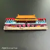 Ímã de Geladeira Cultural e Criativo de Resina Pequim Criativo Amarelo Gengibre Praça Tiananmen Adesivo Magnético Souvenir Cultural de Viagem Souvenir