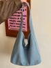 Bolso de Lona de Diseño de Nicho Gran Capacidad Estilo Coreano Estilo Perezoso Bolso de Hombro 2025 Viajero Estudiante Soporte para la Axila Venta al por Mayor