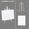 Mini caballete de escritorio trípode de madera soporte de exhibición plegable pequeño marco para pintura al óleo arte infantil tablero de dibujo pequeño