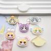 Fofo Fofo Grão DIY Acessórios de Resina Pingente de Chave Brilhante Joias Sanrio Adesivo de Geladeira Feito à Mão Acessórios para Piranha de Cabelo