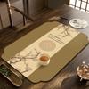Tapete de té chino nuevo de hoja fría impermeable a prueba de aceite desechable aislamiento térmico antiquemaduras posavasos para tazón de mesa de comedor