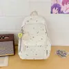 Mochila Coreana Estilo Ins con Lazo de Alto Valor Estético, Mochila Casual y Elegante para Estudiantes de Secundaria y Preparatoria, Bolso Escolar Ligero, de Moda