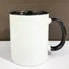 Caneca Cerâmica 11oz com Cor Interna para Transferência de Calor, Copo de Água com Cor Interna com Revestimento Cerâmico Dupla Cor para Sublimação