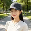 Boné de beisebol simples retrô com aspecto desgastado estilo europeu para homens e mulheres, versátil para uso ao ar livre, boné com aba de pato, chapéu simples, atacado