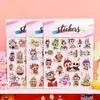 Adesivos de Bolha de Desenho Animado Labubu de Comércio Exterior Adesivos de Bolha 3D de Desenho Animado Fofos para Crianças Adesivos Decorativos para Caderno Copo de Água