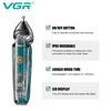 VGR V949 Cortador de Cabelo Aparador Profissional Máquina Recarregável de Cortar Cabelo Máquina de Corte de Cabelo Sem Fio IPX6 Cortadores de Cabelo Masculino