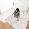 Adesivos de Chão Quadrados Personalizados com Padrão de Pedra, Folhas Imitando Azulejos, Piso LVT, Piso de PVC para Exportação Transfronteiriça