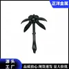 1.5KG 3.5LB acero al carbono pulverización de plástico negro ancla plegable yate bote de goma ancla de parada