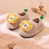 Nuevos Zapatos de Algodón para Niños Otoño Invierno Niño Pequeño Interior Suela Suave Pantuflas de Algodón Niño Niña Felpa Bebé Ligeras Pantuflas de Piso